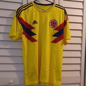 AdidasColombia National Soccer Team jersey shirt Casual Work Office Boost Style